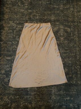 Böhme - Women’s Tory Satin Maxi Skirt in Champagne *BRAND NEW* (Size L)